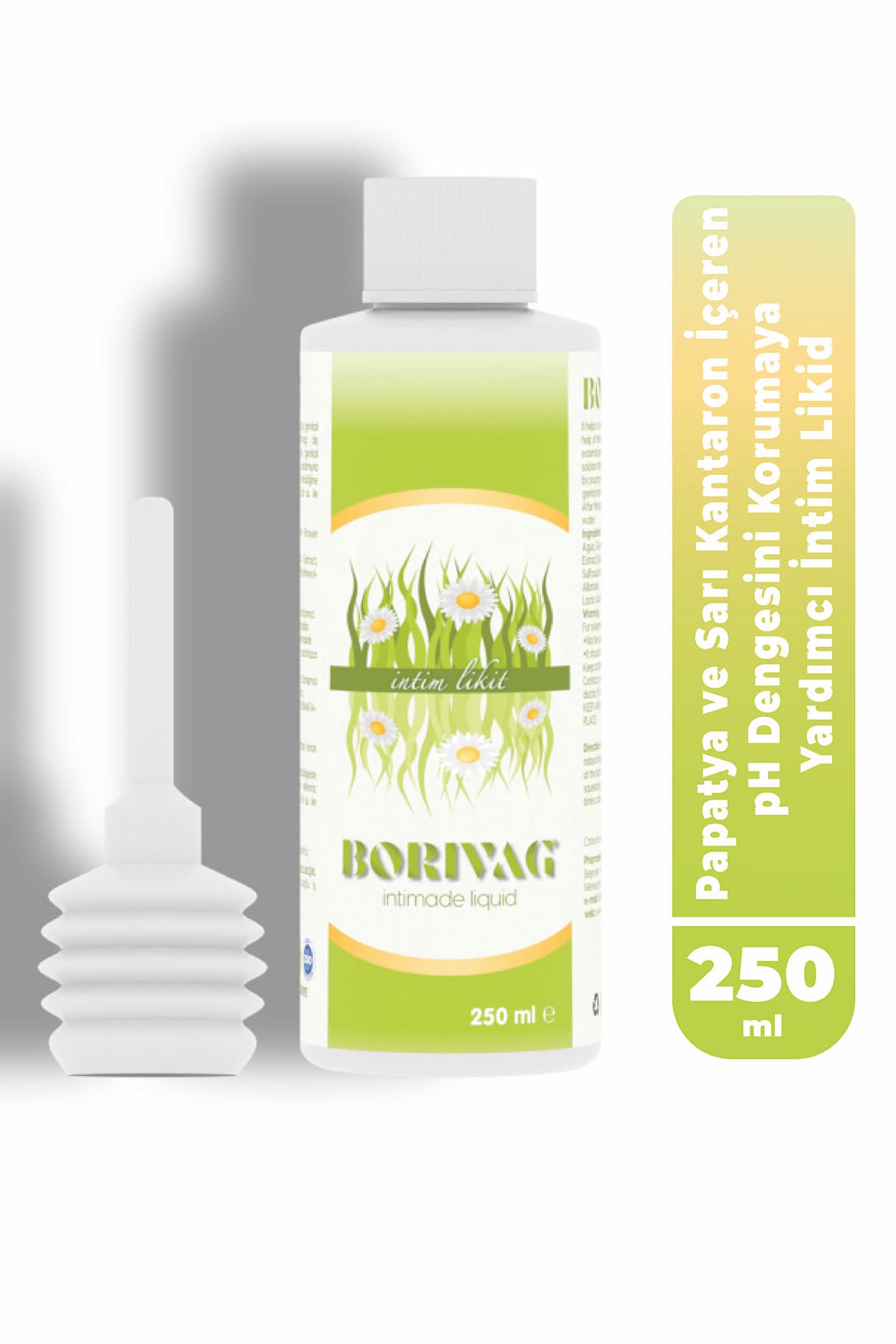Borivag 250 ml – Borik Asit İçeren İntim Likit | Dış Genital Bölge Temizliği