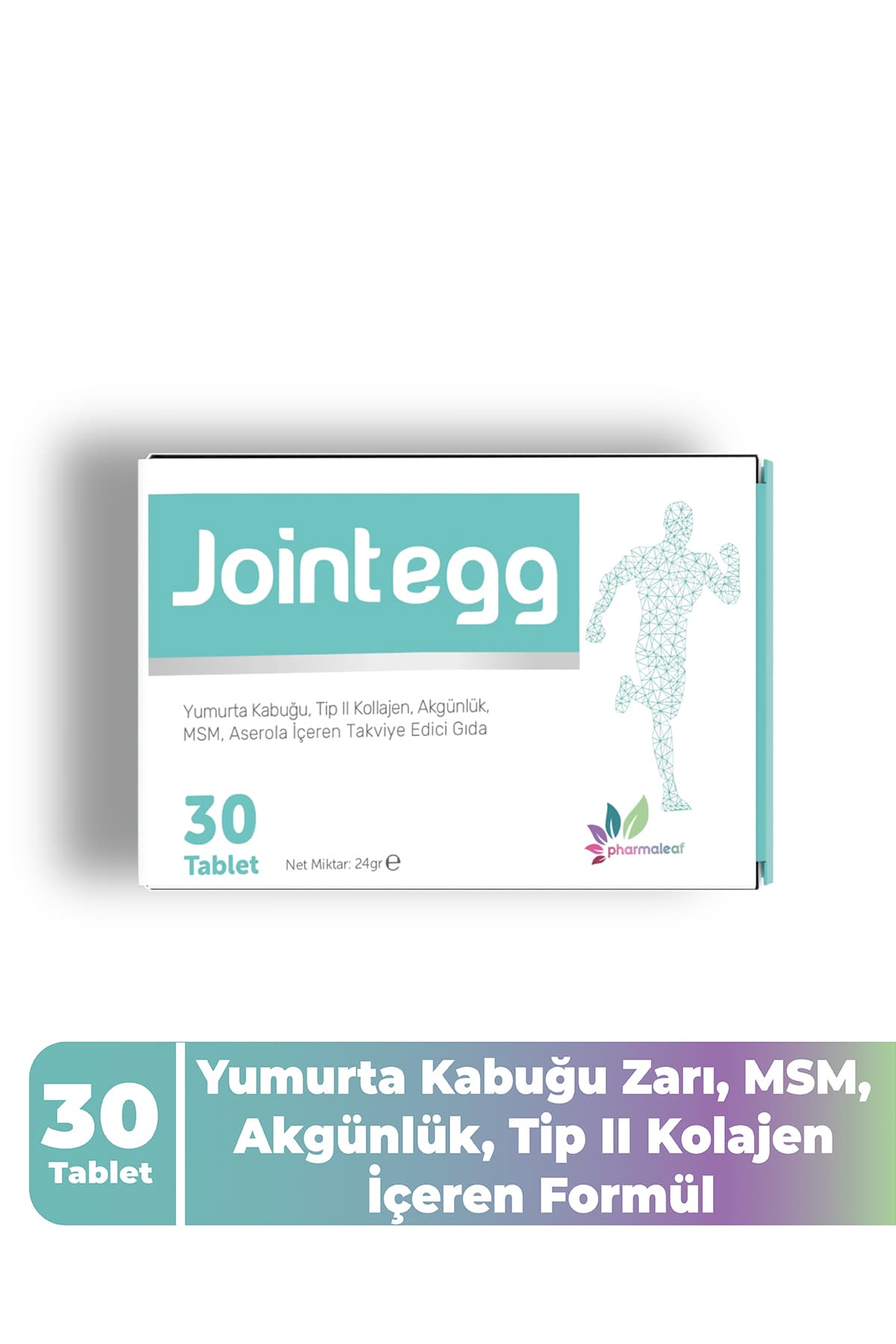 Jointegg 30 Tablet – Yumurta Kabuğu Zarı, Tip 2 Kolajen, MSM ve C Vitamini İçeren Eklem Takviyesi