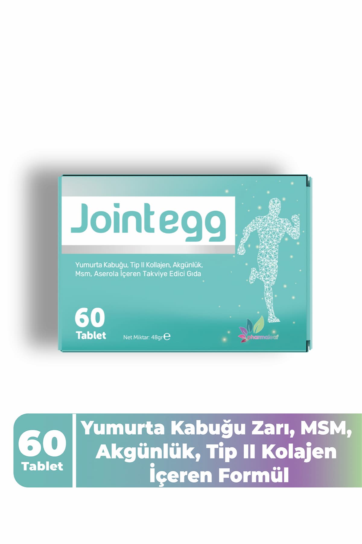 Jointegg 60 Tablet – Yumurta Kabuğu Zarı, Tip 2 Kolajen, MSM ve C Vitamini İçeren Eklem Takviyesi