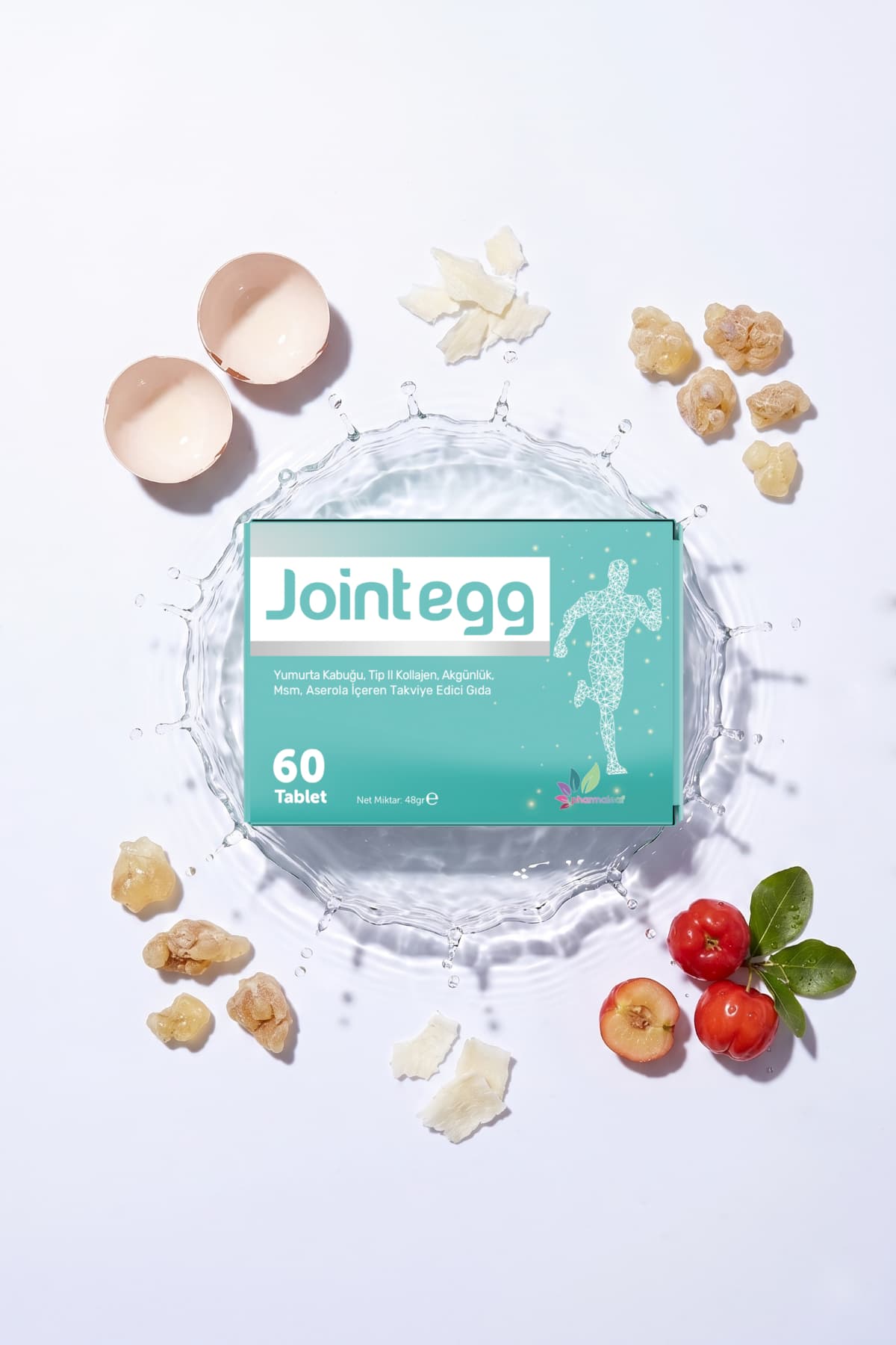 Jointegg 60 Tablet – Yumurta Kabuğu Zarı, Tip 2 Kolajen, MSM ve C Vitamini İçeren Eklem Takviyesi - Görsel 4